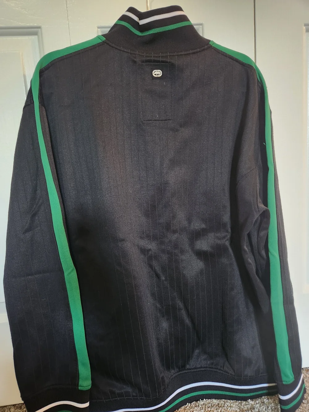 Ecko Unlimited Black Jacket with Green Trim